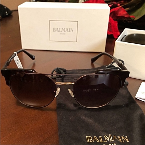 Balmain Paris tortoise shell Aviator sunglasses - Picture 3 of 8